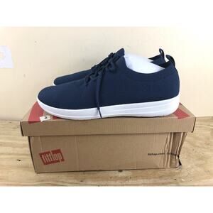 New Fitflop Sneakers 12 Blue Navy F Sporty Uberknit Low Tops